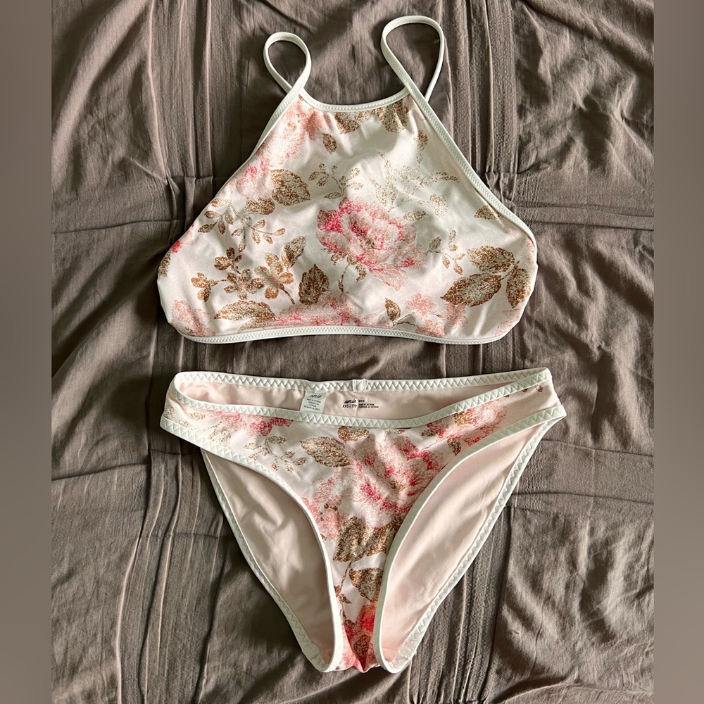 Aerie High Neck Bikini Set